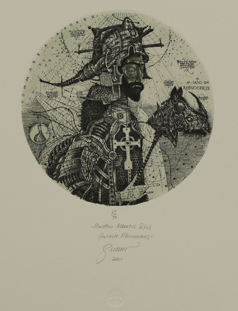 "Maestro Albertus and his favourite Rhinocerus", Oleh Denisenko, 494