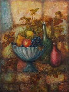 "Wino i owoce", Larisa Koneva, 208