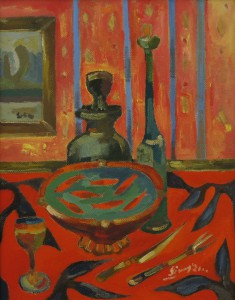 "Red table", Simonas Gutauskas, 336