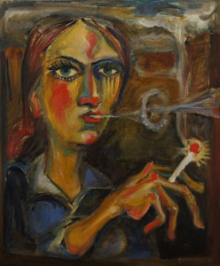 "Panna z papierosem", Taras Skrentowich, 379